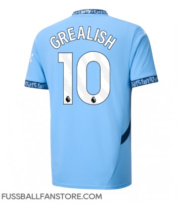 Manchester City Jack Grealish #10 Replik Heimtrikot 2024-25 Kurzarm